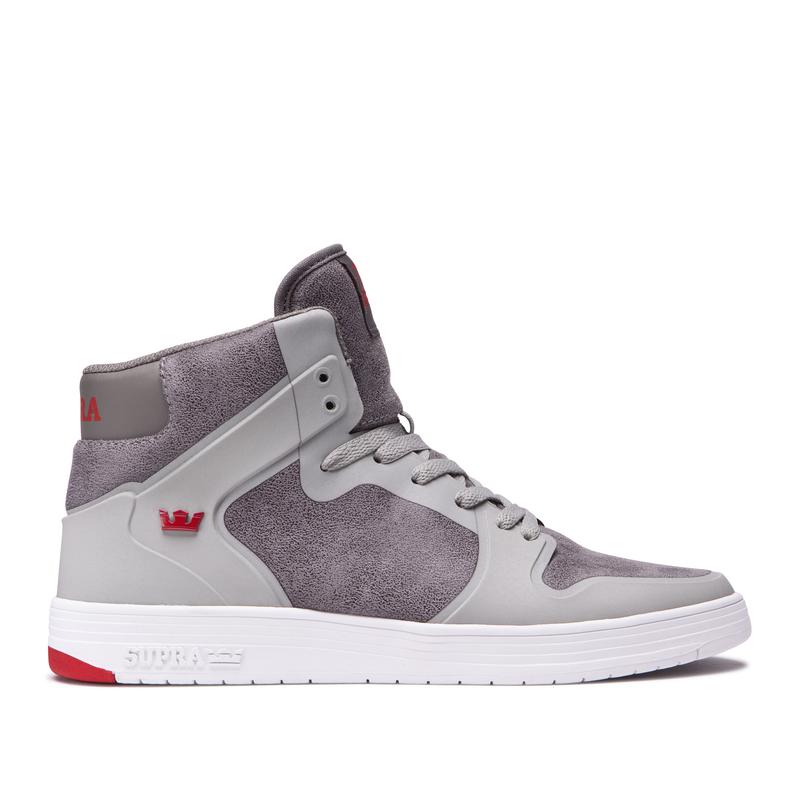 Zapatillas Altas Supra Argentina Hombre - VAIDER 2.0 Gris (NPSQV-9483)